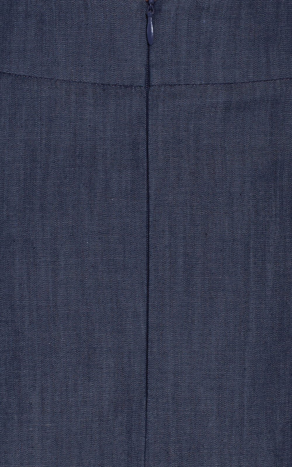 Классическая юбка из денима миди-длины