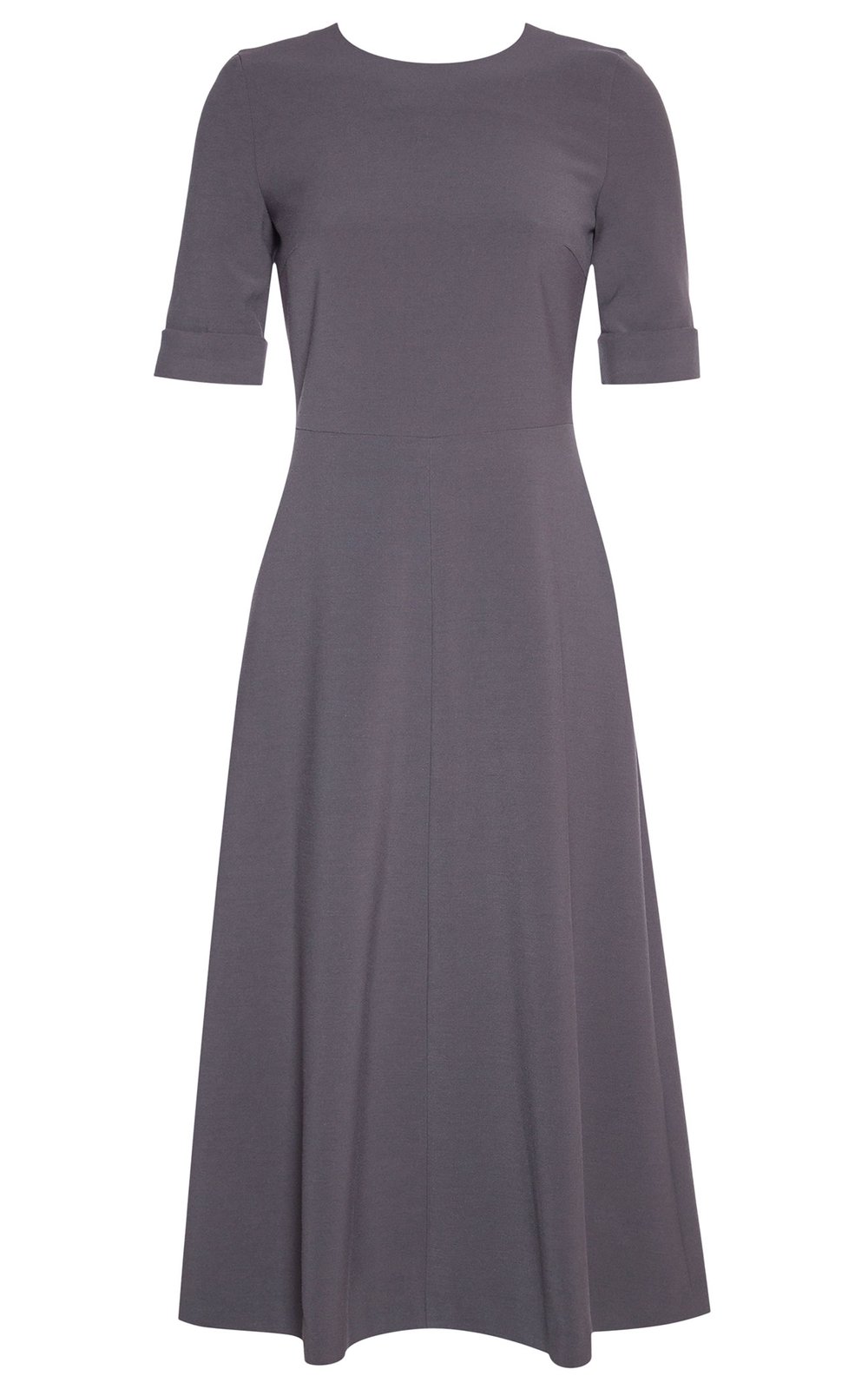 Темно-серое платье из вискозы